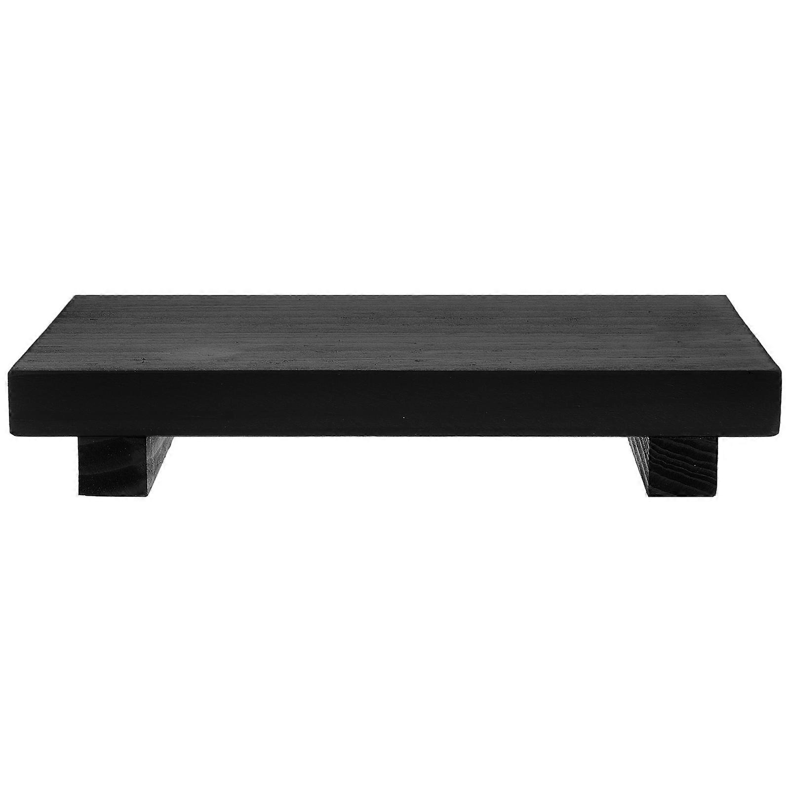 Wooden Soap Holder Kitchen Accessories Rectangular Shape Multi-Function Bathroom Vanity Tray 1Set