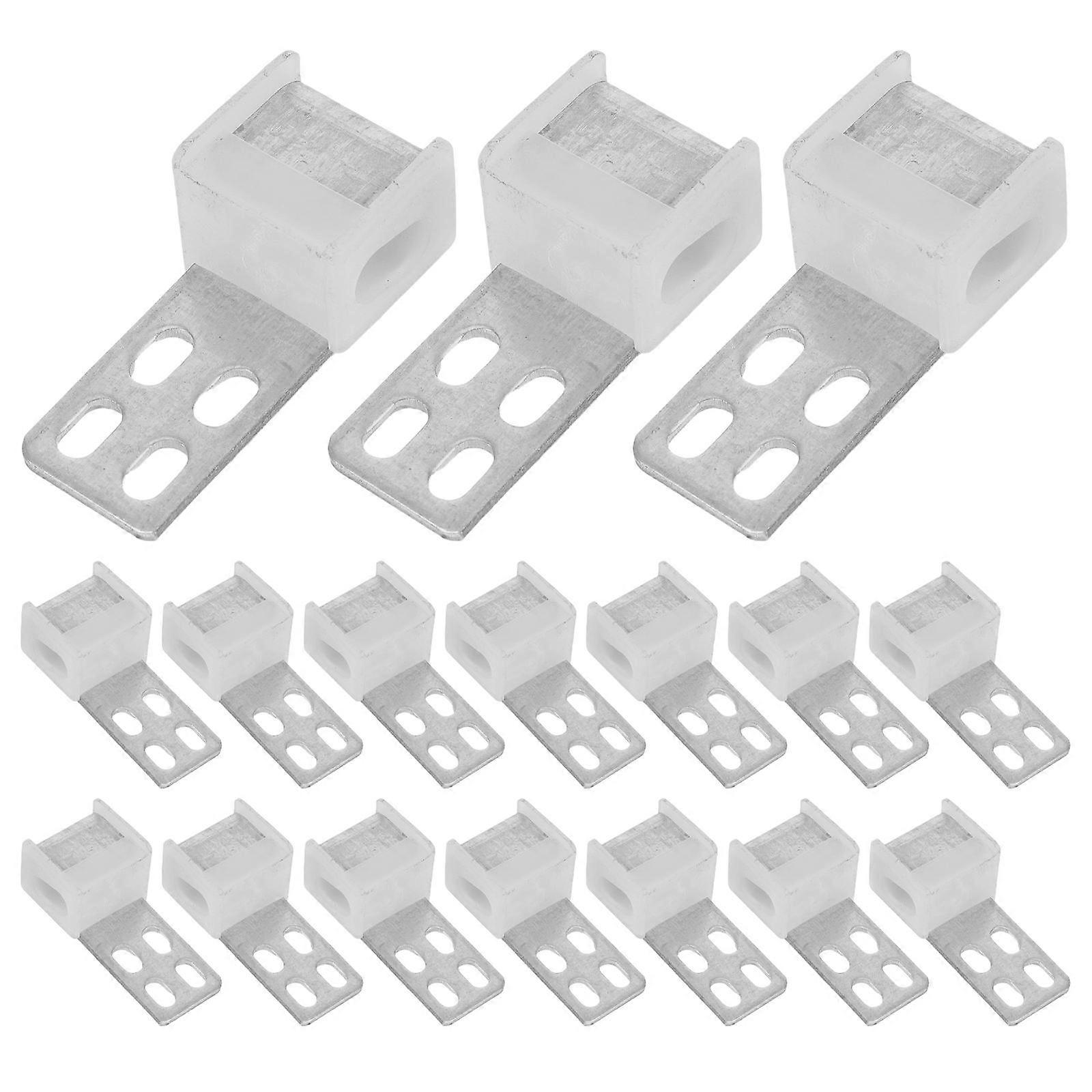 Sofa Spring Repair Kit Heavy Duty Furniture Clips for Commercial Use Silver .80X2.10X1.90CM 24Pcs