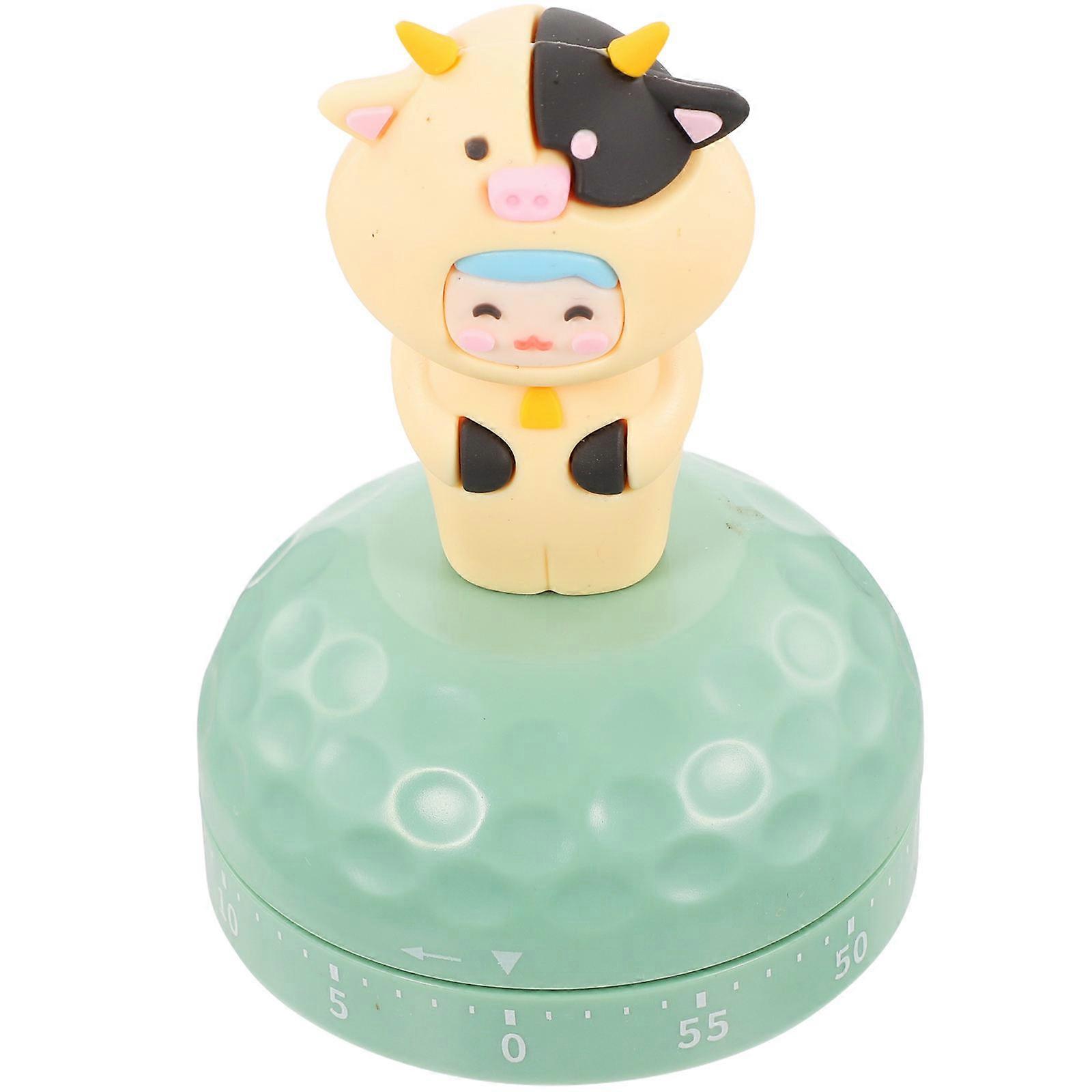 Mechanical Kitchen Timer Adorable Rotating Countdown Multi Color 7x7x10cm Cooking Baking Frying 1Pack