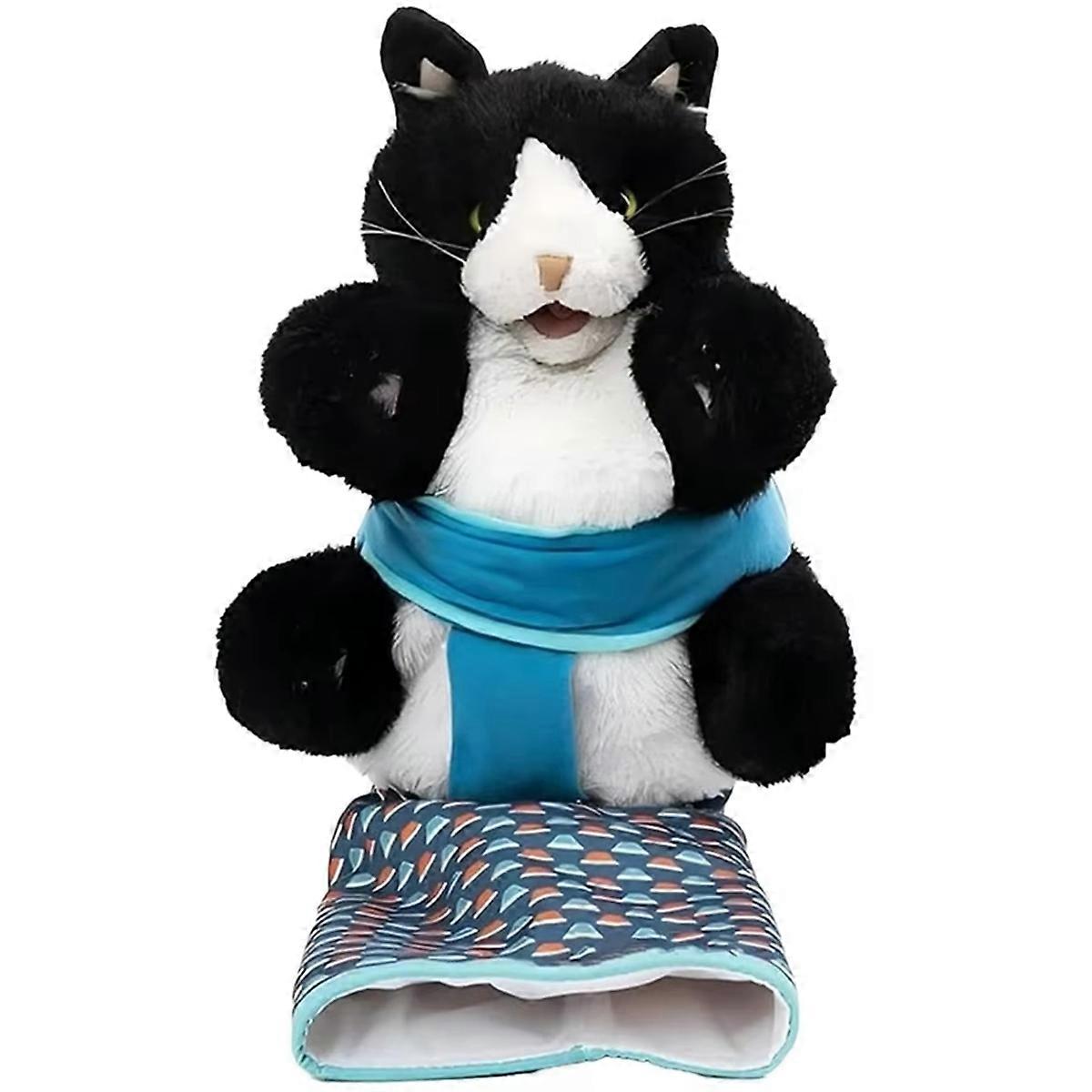 Cats Puppet Wrestler, Interactive Hand Puppet, Cat Wrestling Toy Puppet Padding for Safe Play,Anima