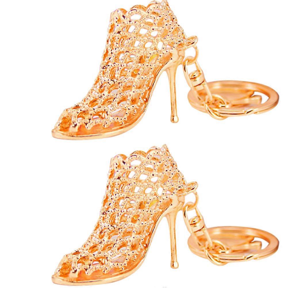 Korkeakorkoinen avaimenperän avaimenperän pidike koristeluun 2kpl luova laukkuriipus