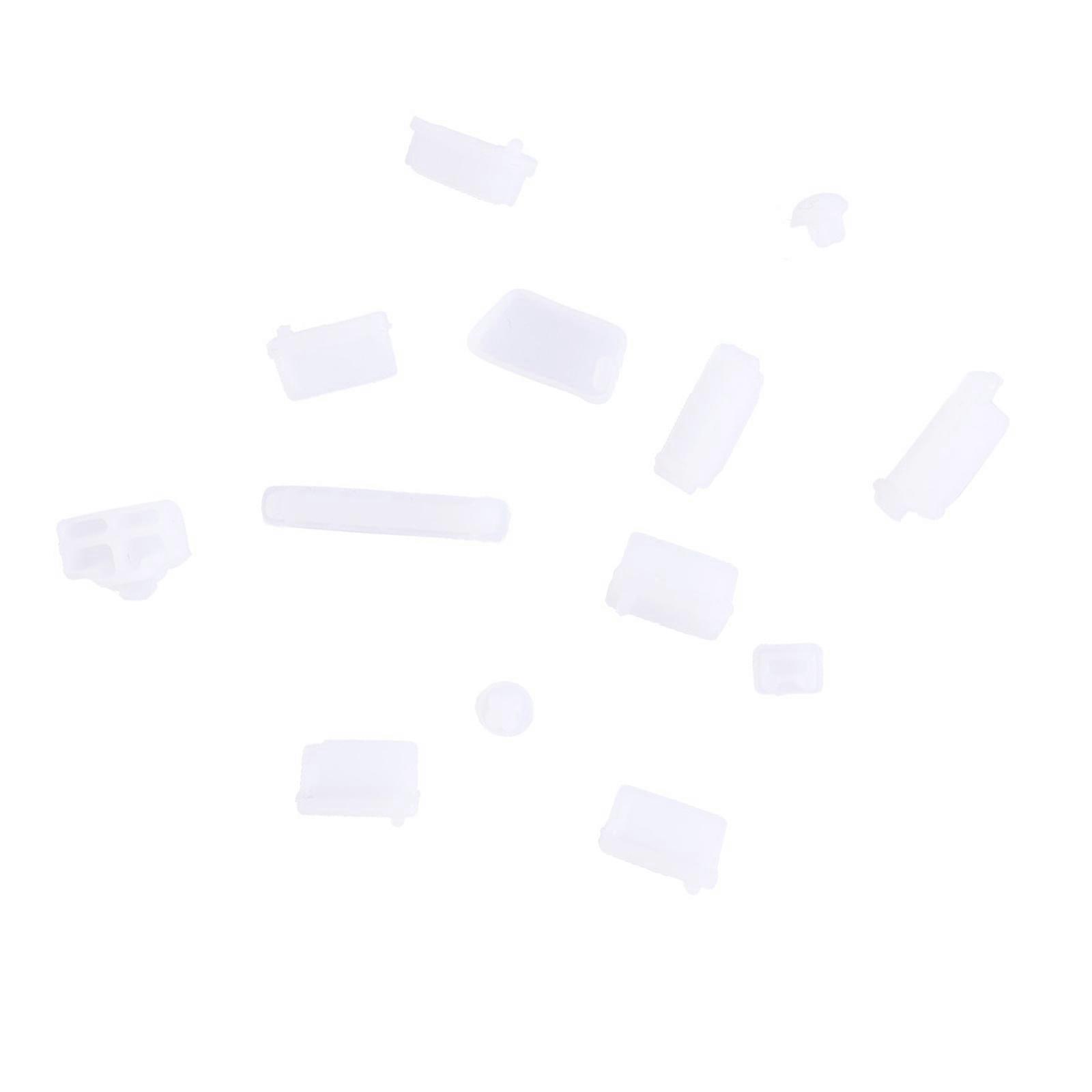 Computer Silicone Dust Plug Dustproof Moistureproof Charger Port Protector 13Pcs