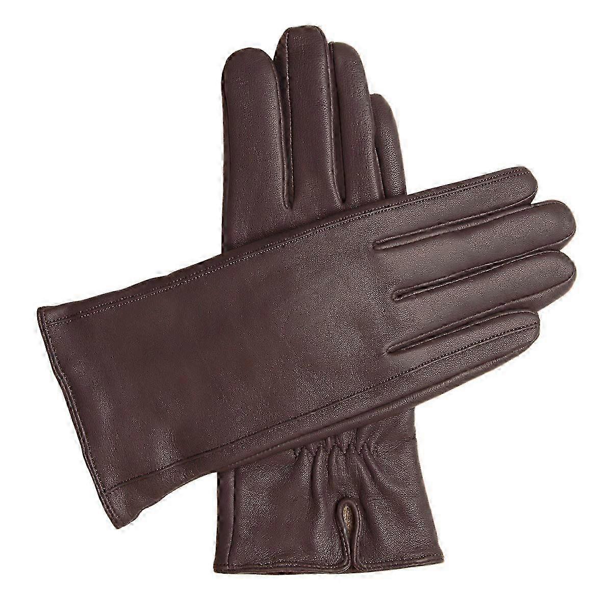 Classic Leather Cashmere Lined Gloves For Women Ref: 9679