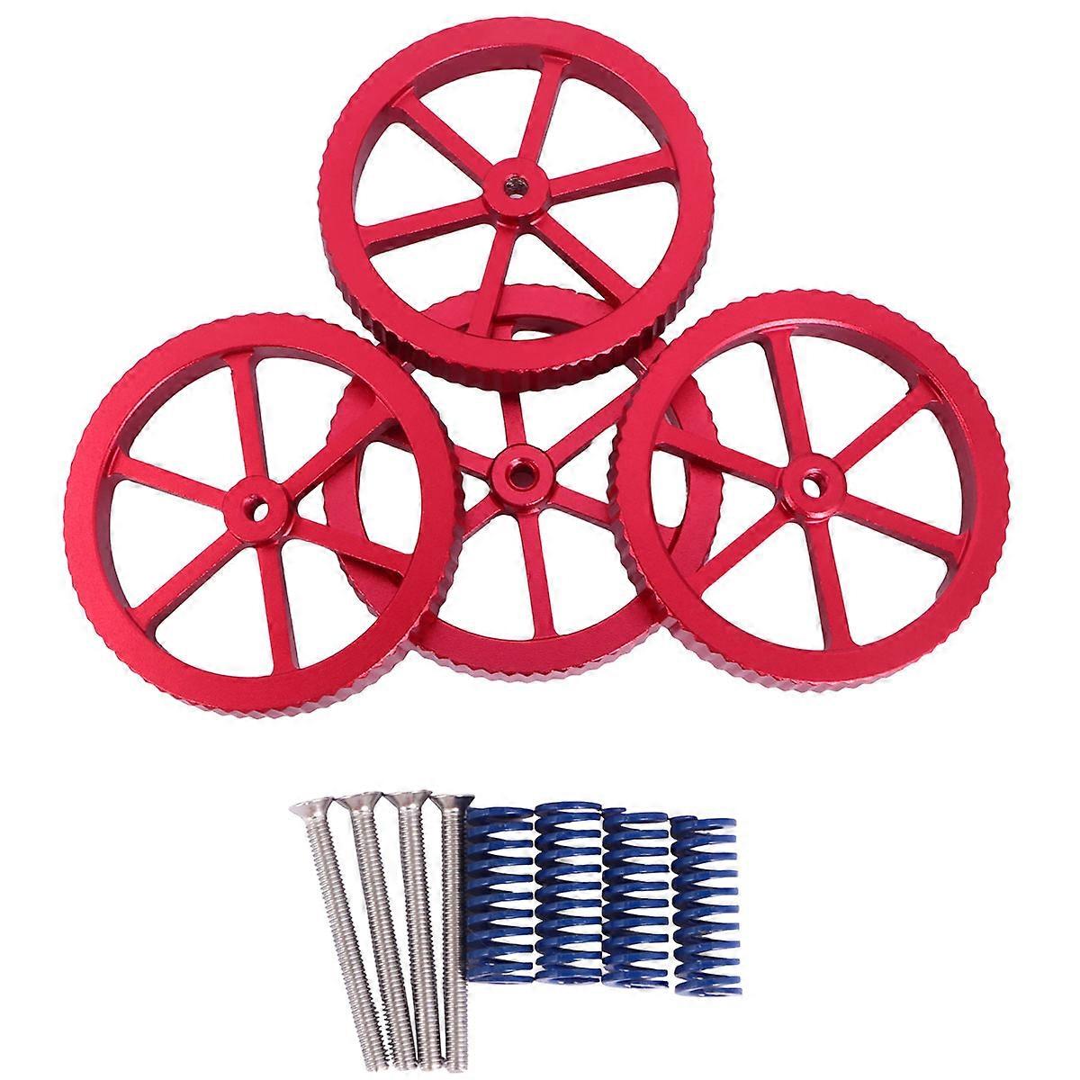 Metal Leveling Nut Set Platform Stability Nut Set 3D Printer Parts 3D Printing Blue 1Set