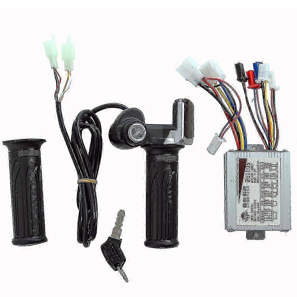 Scooter Motor Brushed Speed Controller Throttle Twist Grip E-bike