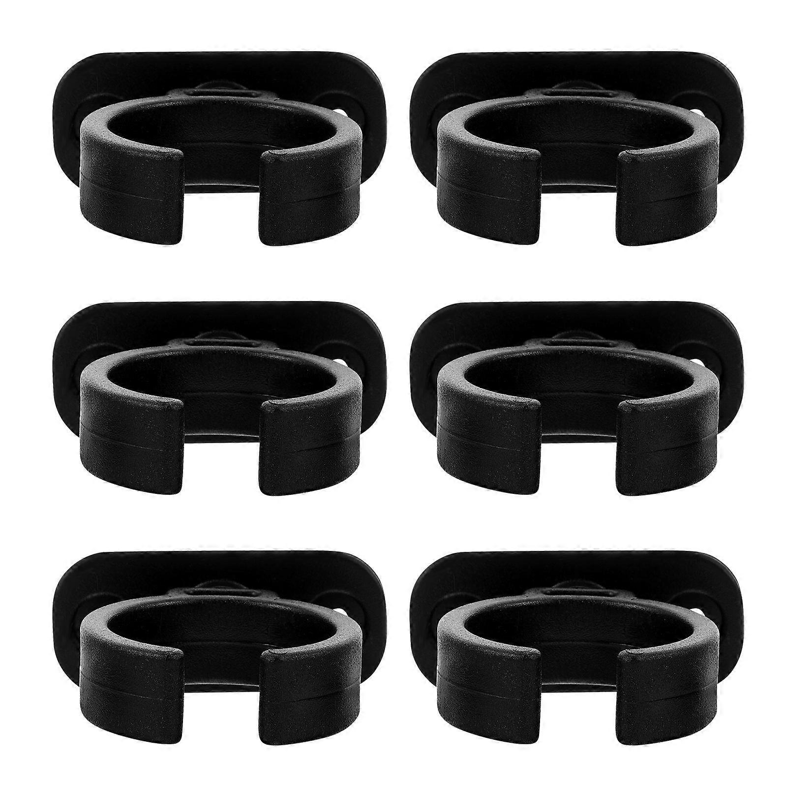 Mikrofonhalterung Basis Mikrofon Montage Tisch Halterung Mikrofonständer Kunststoff Schreibtisch Verwendung Sichere Aufbewahrung 6Pcs