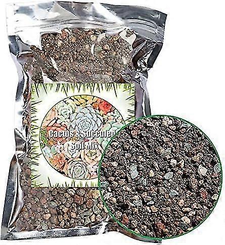 Succulent and Cactus Soil Potting Mix 1.1 LBS, Bonsai Soil Mix Ready to Use, Fast Draining with Added Nutrients1.1 lbs