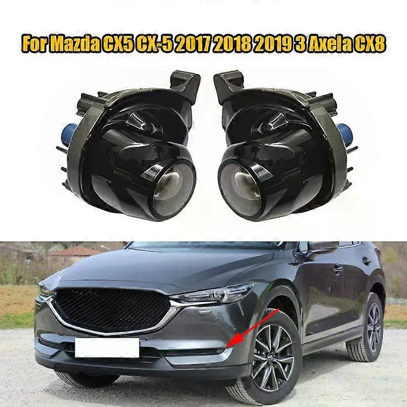 unique Left Right LED Car Front Bumper Fog Lamps Light Assembly Driving Light For Mazda CX5 CX-5 2017 2018 2019 3 Axela CX8