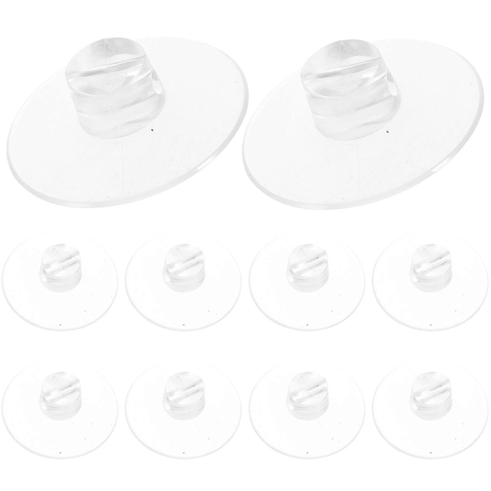 Clear Suction Cable Clips with Slotted Holders for Wire Management – Flat Top Organizers for Smooth Surfaces, Multipurpose Vertical Blind Brackets