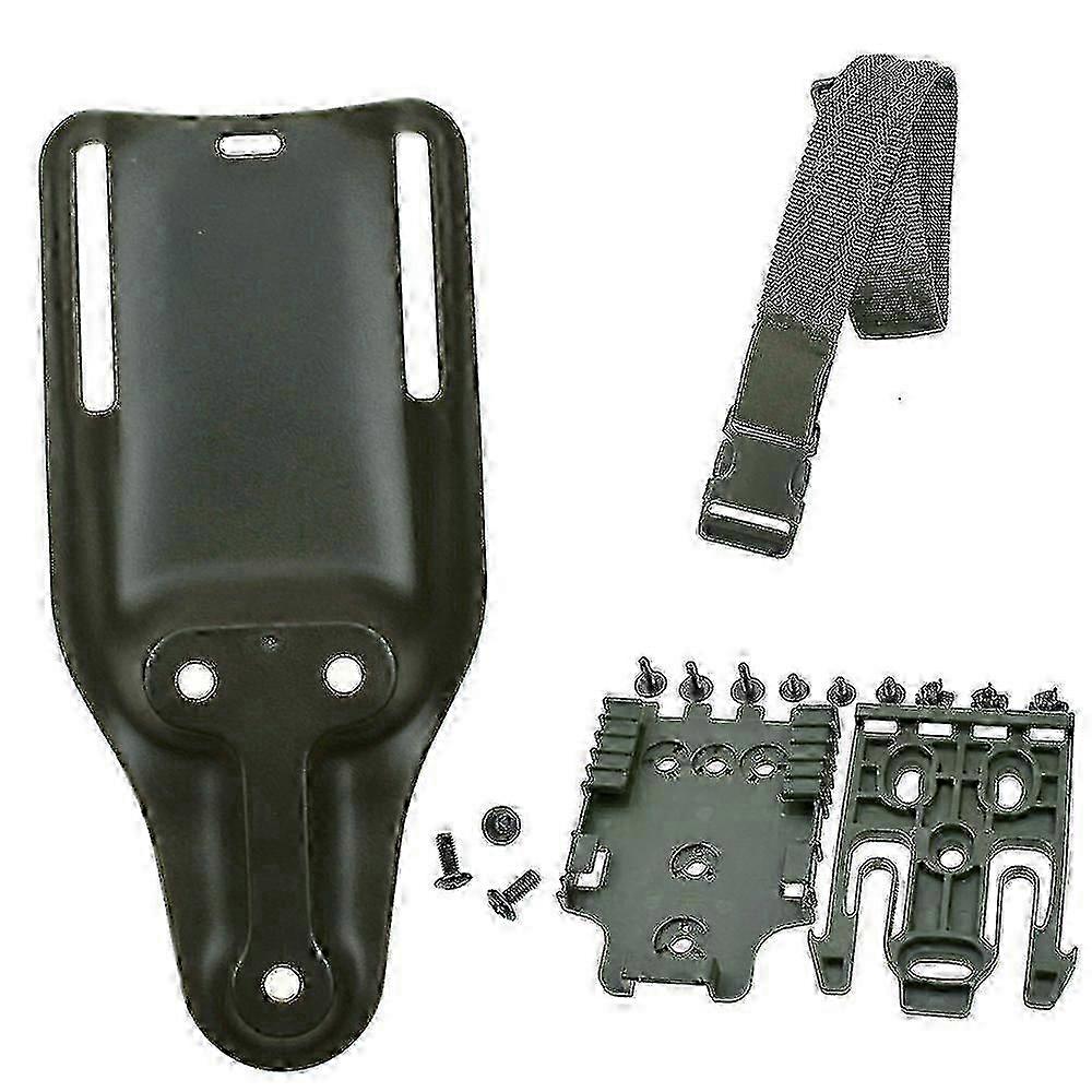 Universal Tactical Gun Holster Accessories QLS Quick Locking System Kit Low-Ride Belt Paddle Drop Leg Elastic Strap