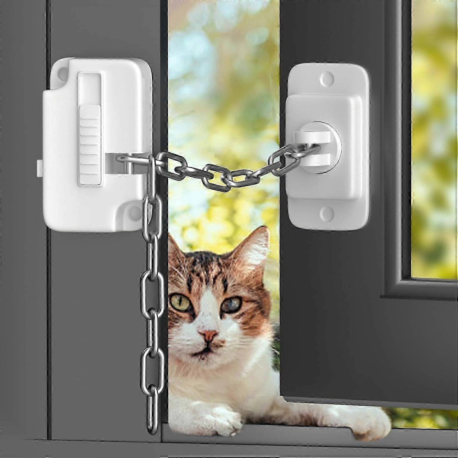 Window Locks, Window Restrictor Child Safety Locks, Window Safety Locks for Child Pets Safety,Adjustable Window Lock for Metal, Sliding Window