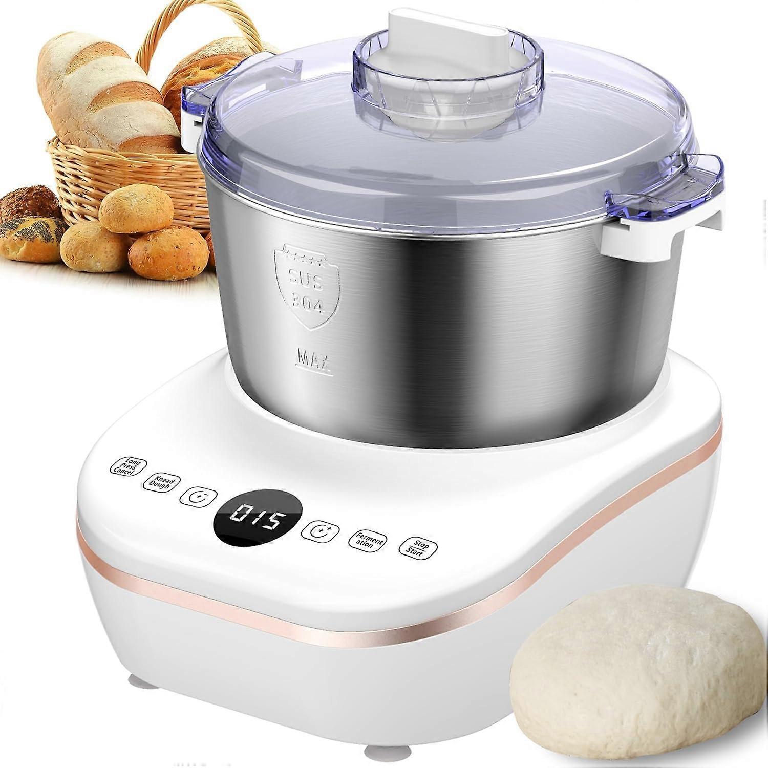Electric Dough Maker, 5L, W/Ferment Function, 200W LCD Display, Stand Mixer