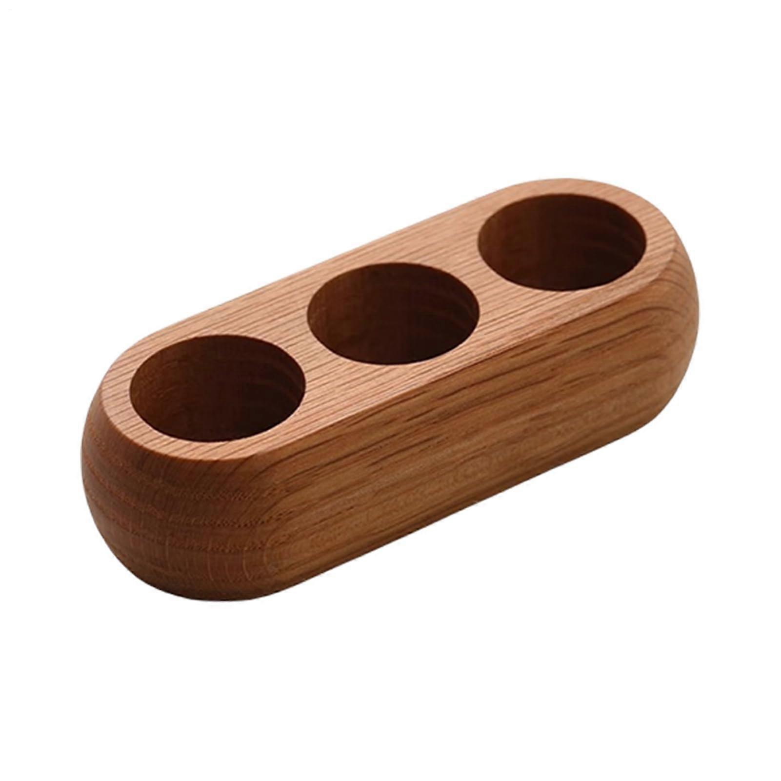 Gel Nail Polish Organiser - Wooden Storage for Gel Varnishes and Essential Oils, Multi-Compartment Desktop Organiser for Bathroom and Dressing Table