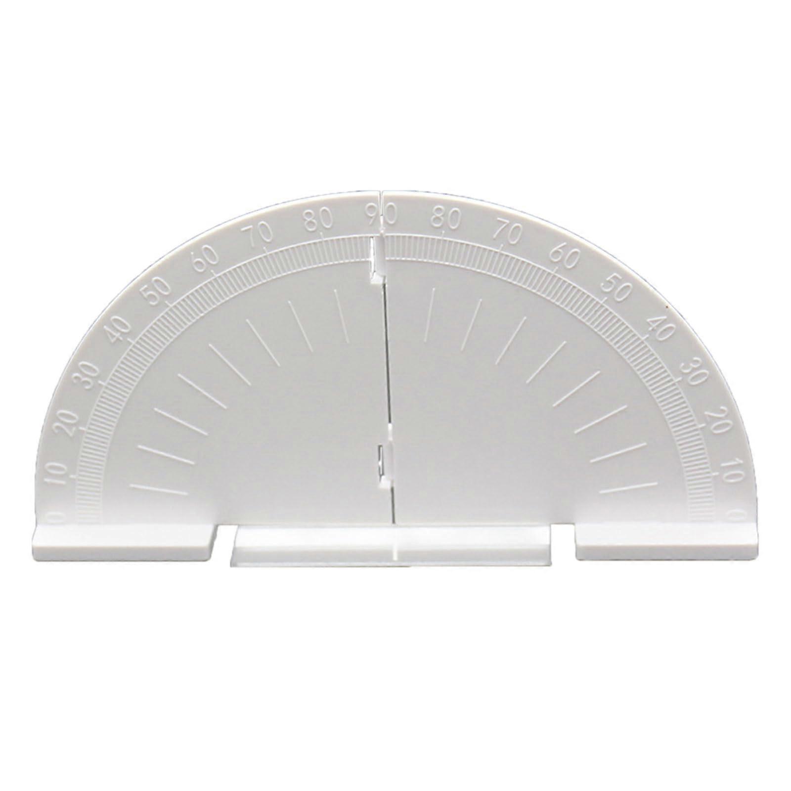 Foldable Semicircle Protractor - 180-Degree Optical Experiment Tool, Educational Physics Toy, Reflection Experiments