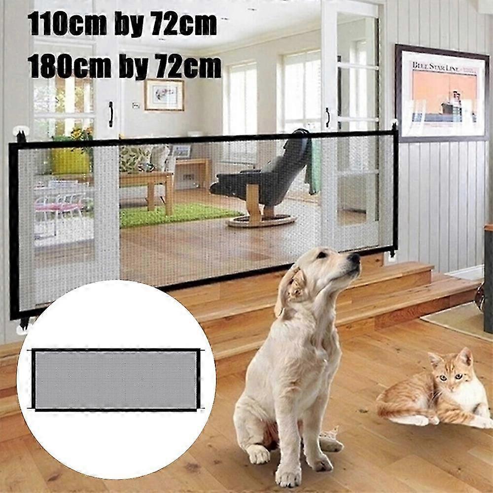 Pet Dog Fence Gate Safe Guard Safety Enclosure Dog Fences Dog Gate The Ingenious Mesh Magic Pet Gate Supplies