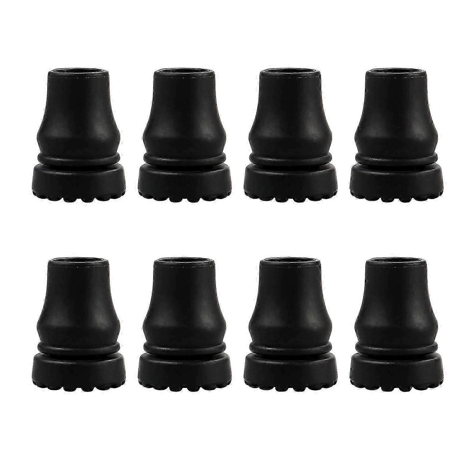 8Pcs Nonslip Foot Cover Trekking Poles Cane Tip Protector Walking Stick Pad Buffers Replacement Hikes Protector Caps Tip
