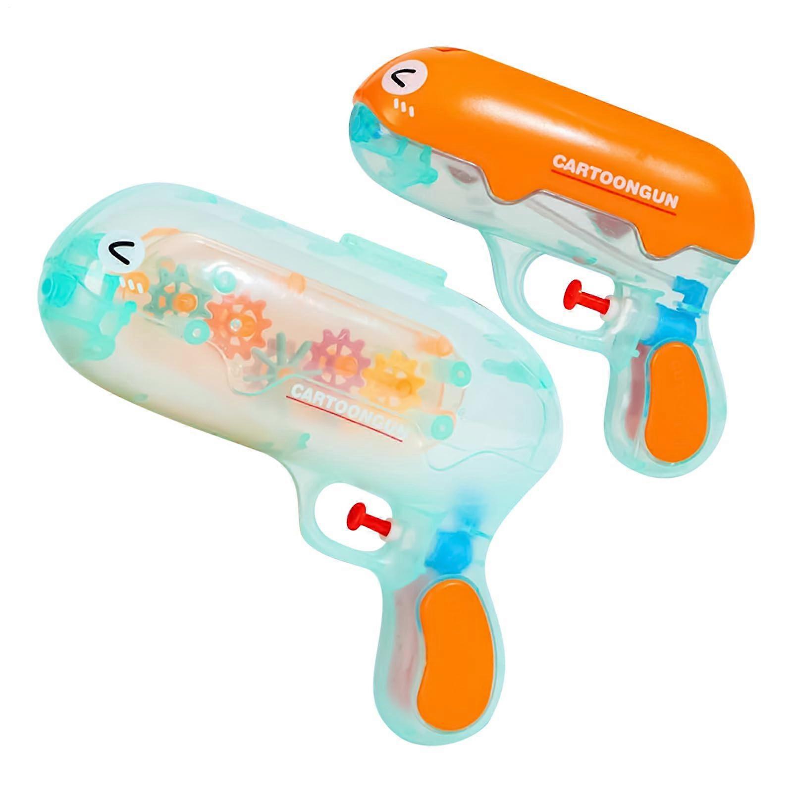 Wasserspritz Spielzeug - 2 Stück Sommer Wasserspritzer Spielzeug für Outdoor-Feste, Wettkämpfe, Familien, Grün Design