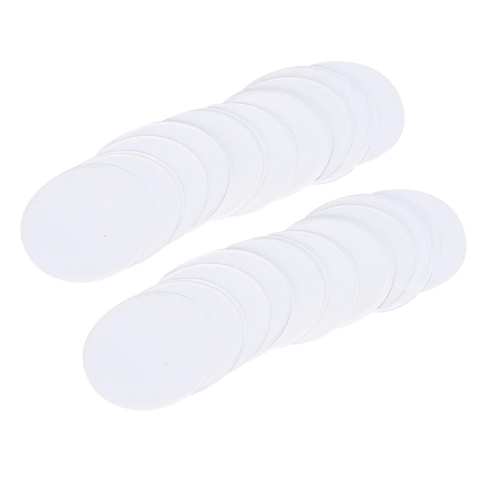 100Pcs Small Round DIY Badge Papers for Children's Craft Projects