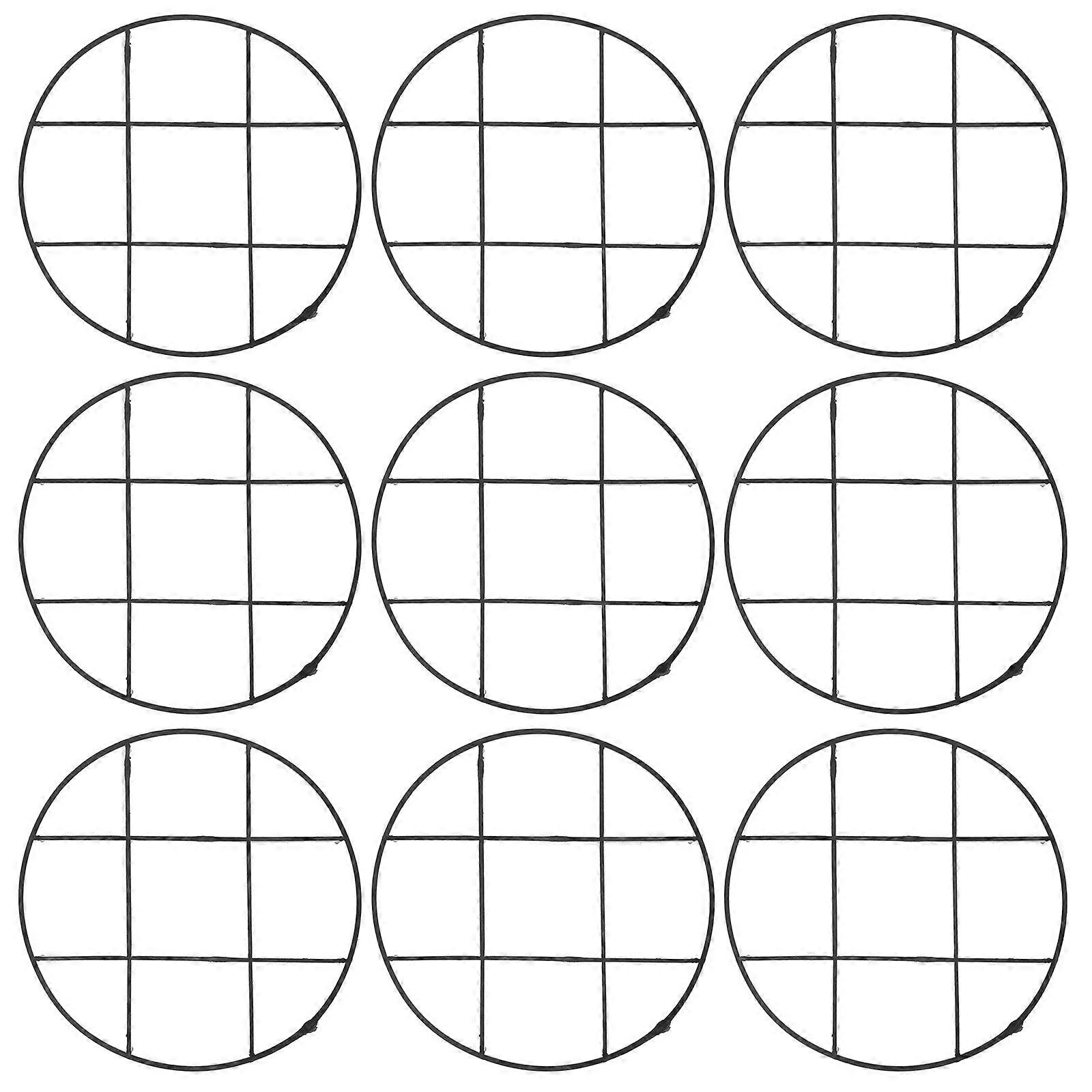 Flowerpot Pad Round Shape Prevent Soil Leakage Stable Base 10Pcs