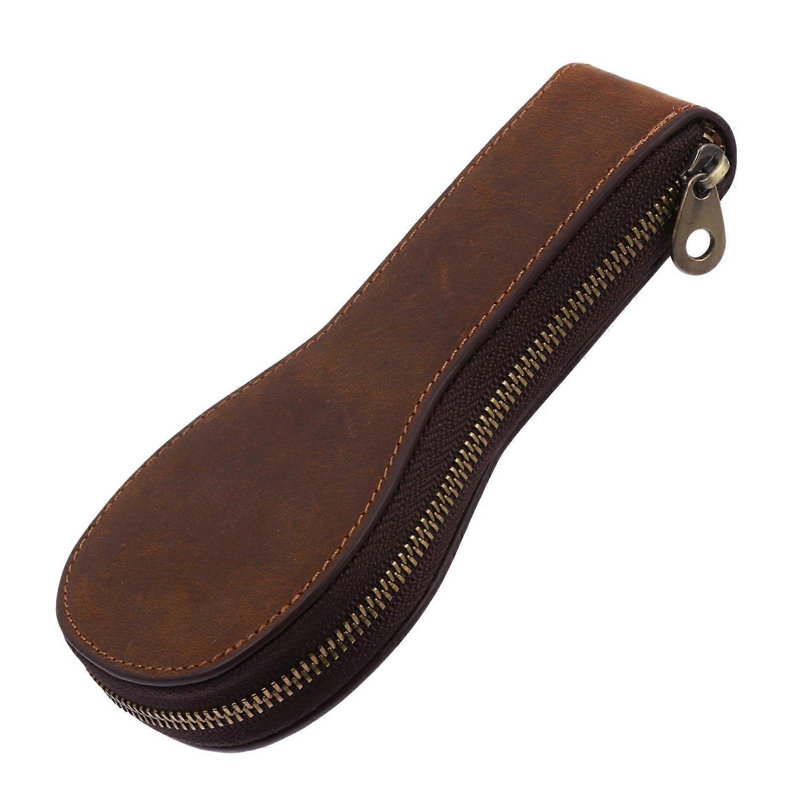 Durable Cowhide Watch Storage Pouch with Lining – Portable Scratch Resistant Organizer for Watches, Jewelry & Sports Accessories for Men and Women