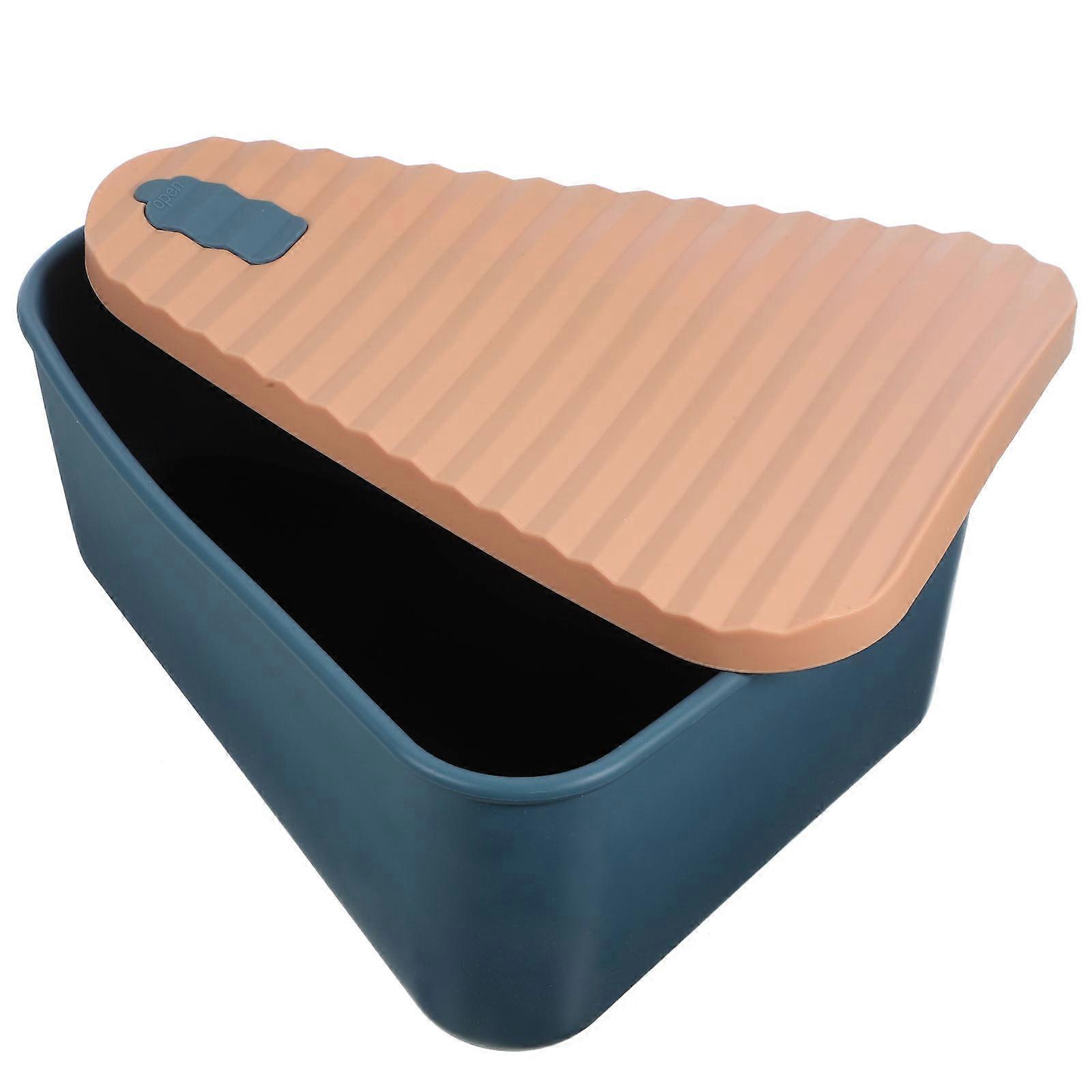 Practical Pizza Box Pizza Slice Carrier Moisture Prevention Bakery Rectangular Microwave Safe 1Pcs