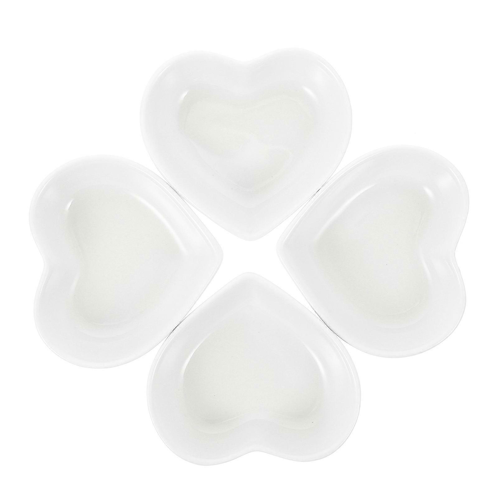 Decorative Small Sauce Plate Ceramic Material For Dinners 6Pcs