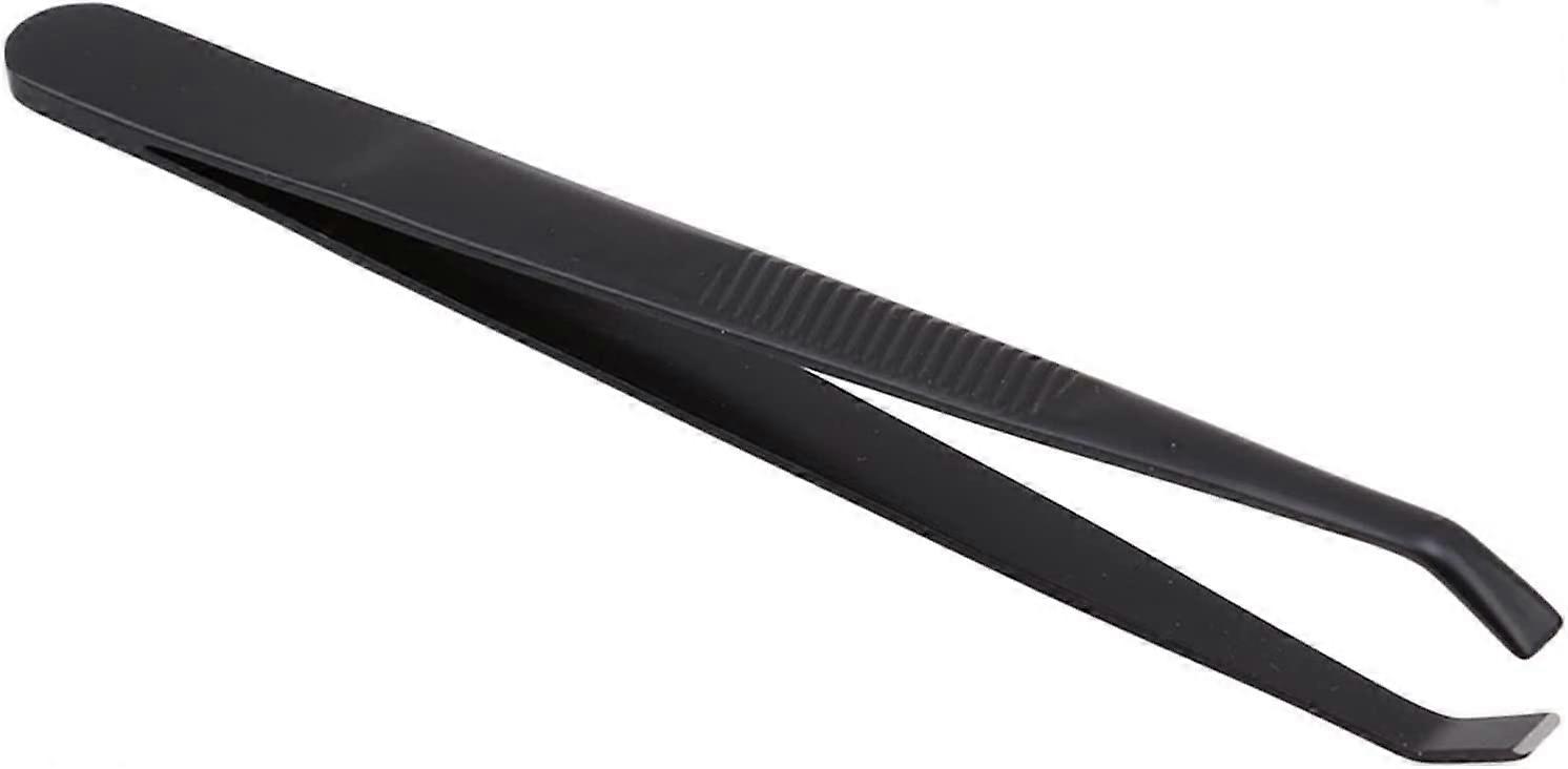 Eyebrow Tweezers, Oblique Eyebrow Tweezers, Durable, Precision Tweezers for Eyelash Management, Black Beautiful and Charming