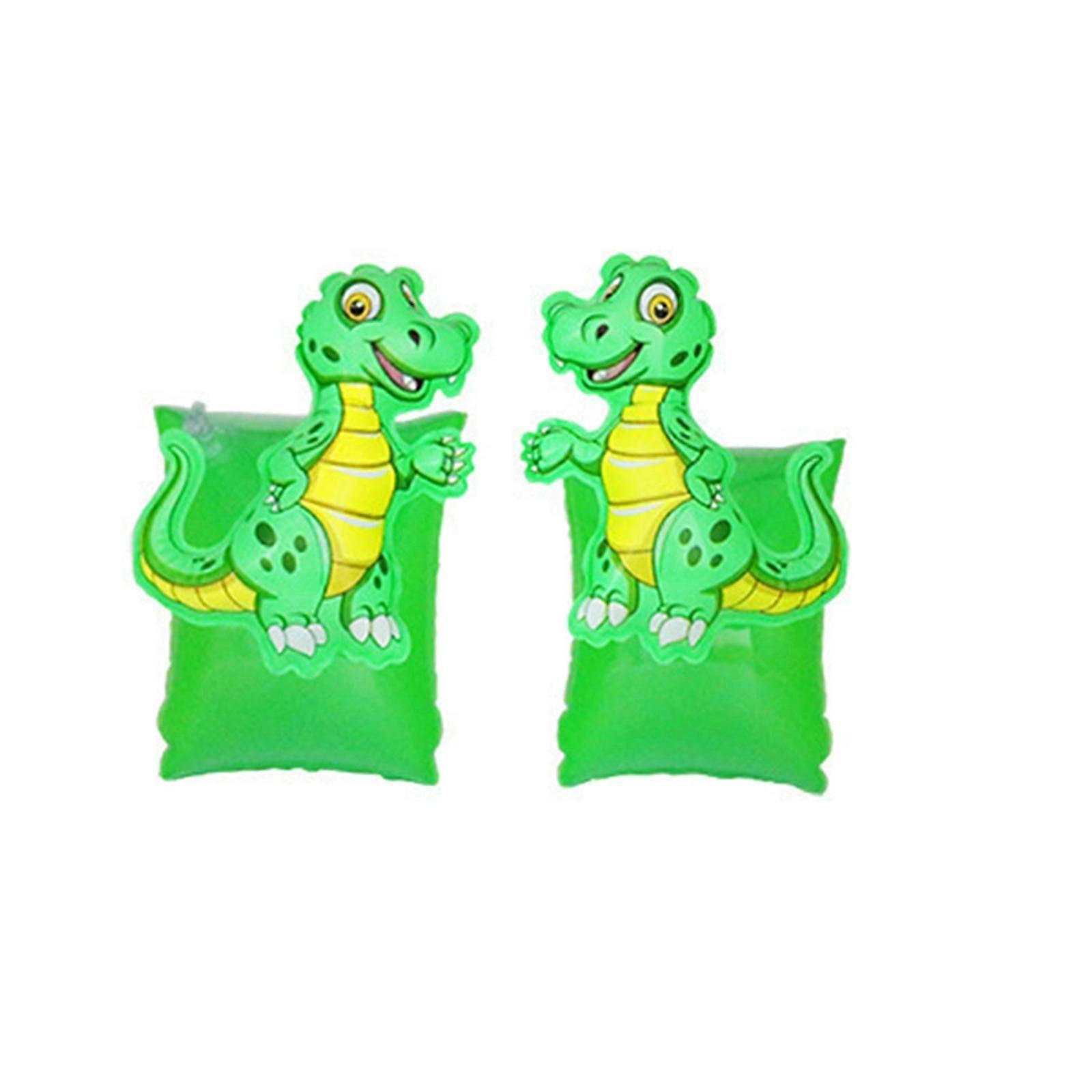 Swim Arm Floats 2Pcs PVC Cute Cartoon Inflatable Arm Band Flotation Sleeves Tubes Blow Up Water Rings Summer Outdoor Swimming Pool Beach Party