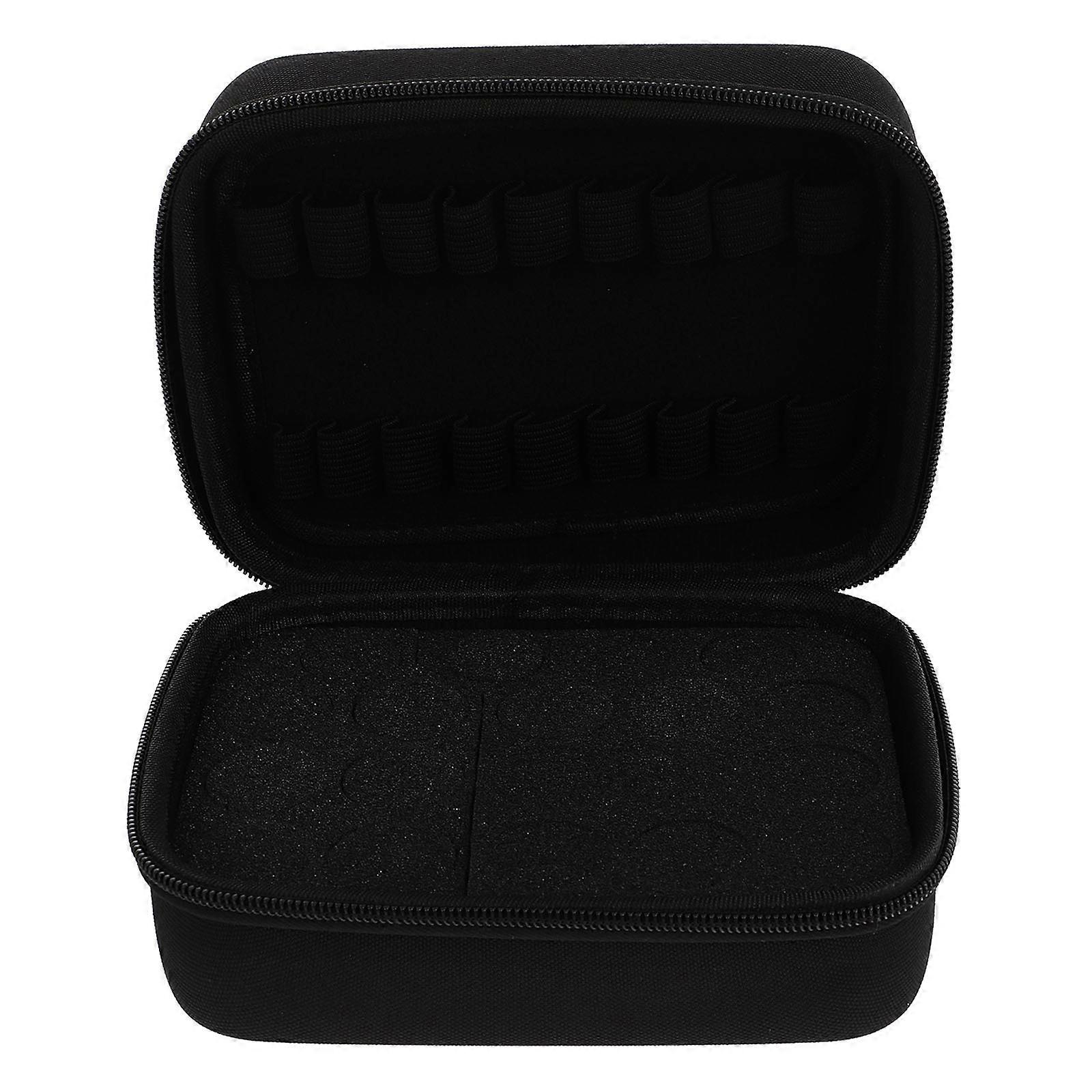 Essential Oils Carrying Case Rectangular Storage For Bedroom Use Portable Polyester 1Pack
