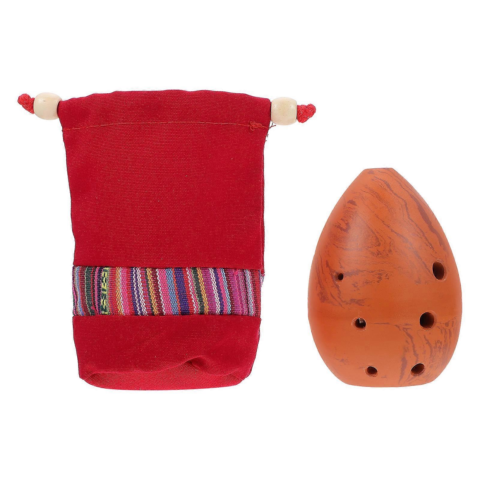 Portable Pear Shaped Xun for Beginners, Lightweight Wind Instrument for Easy Learning & Outdoor Performance, Ethereal Sound