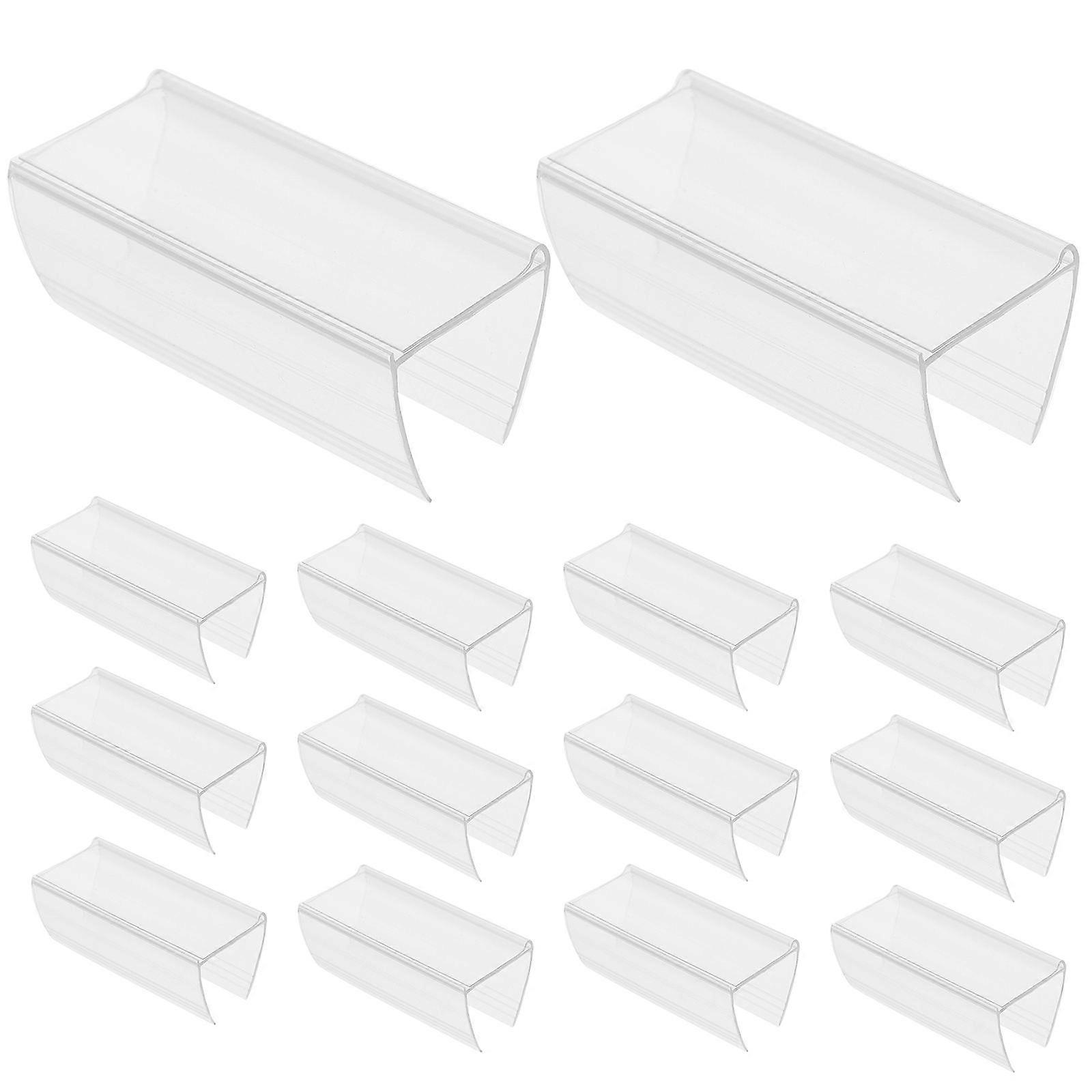 Mini Sign Holders Label Holder Professional Design Retail Shelf Edge Label Strip 6.00X2.50X2.20CM Item Sorting 30Pcs