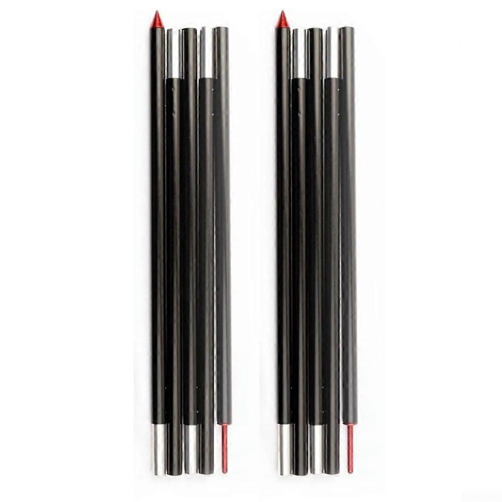 2 x canopy poles made of 7075 aluminum, ideal for tent setup, lightweight construction, lengths 2 m and 2.4 m (2.4 m 16 mm).