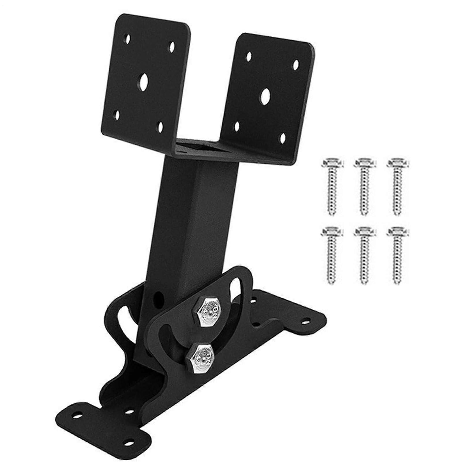 Pergola Metal Roof Brackets, Adjustable Roof Mounting Bracket for Patio Cover, Sturdy Brackets with Screws