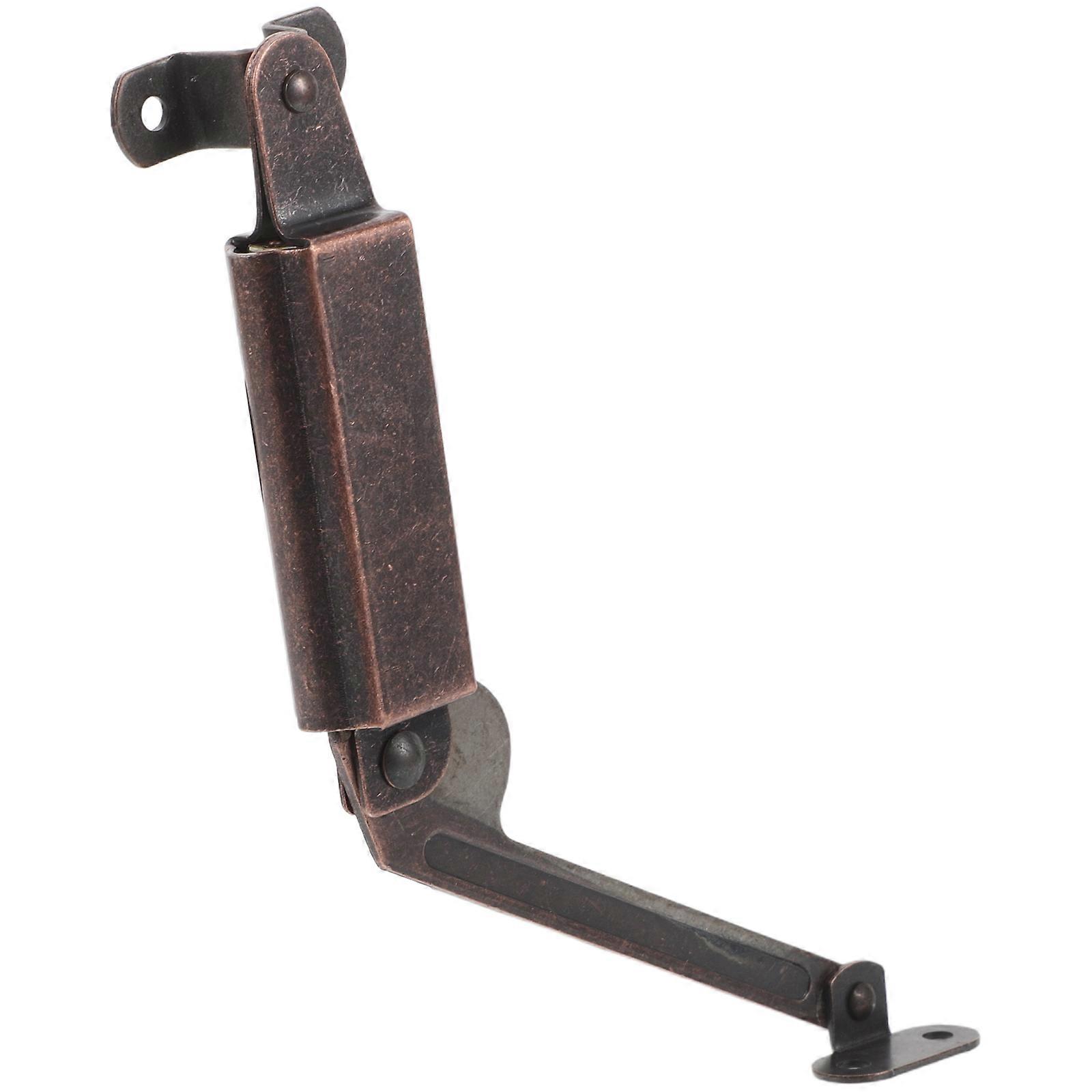 Heavy Duty Curved Arm Lid Support Bracket for Cabinets, Furniture, and RV Luggage Boxes – Secure Non Slip Spring Hinge for Cabinet Doors and