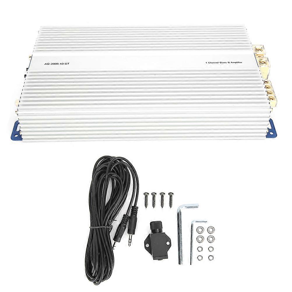 Power amplifier for car stereo 950Wx1 at 2 Ohms subwoofer AMP