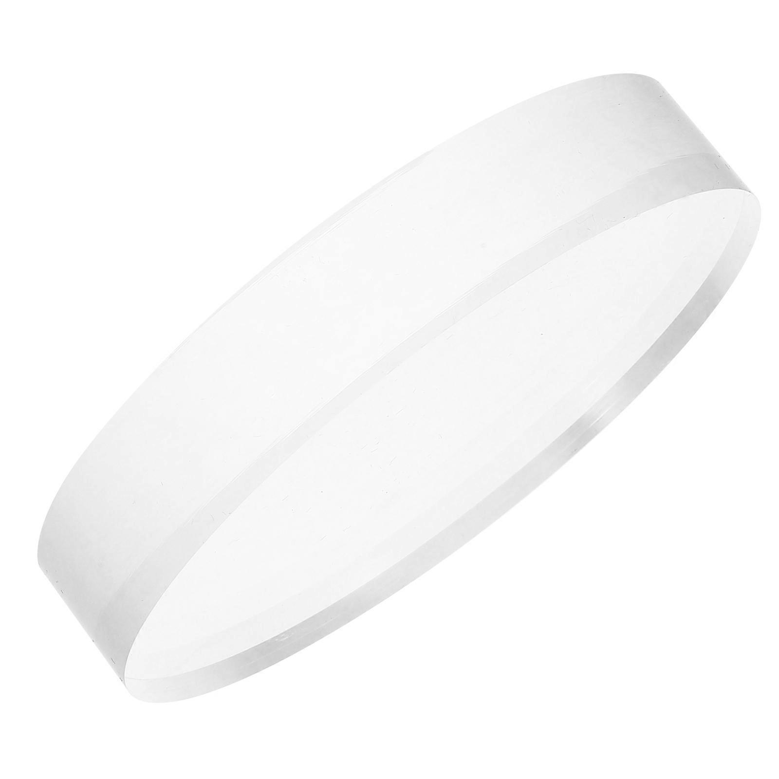 Acrylic Display Stand for Home Light Grey Simple Elegant Design Fits Various Collections 7.5 x 4.5 Inches
