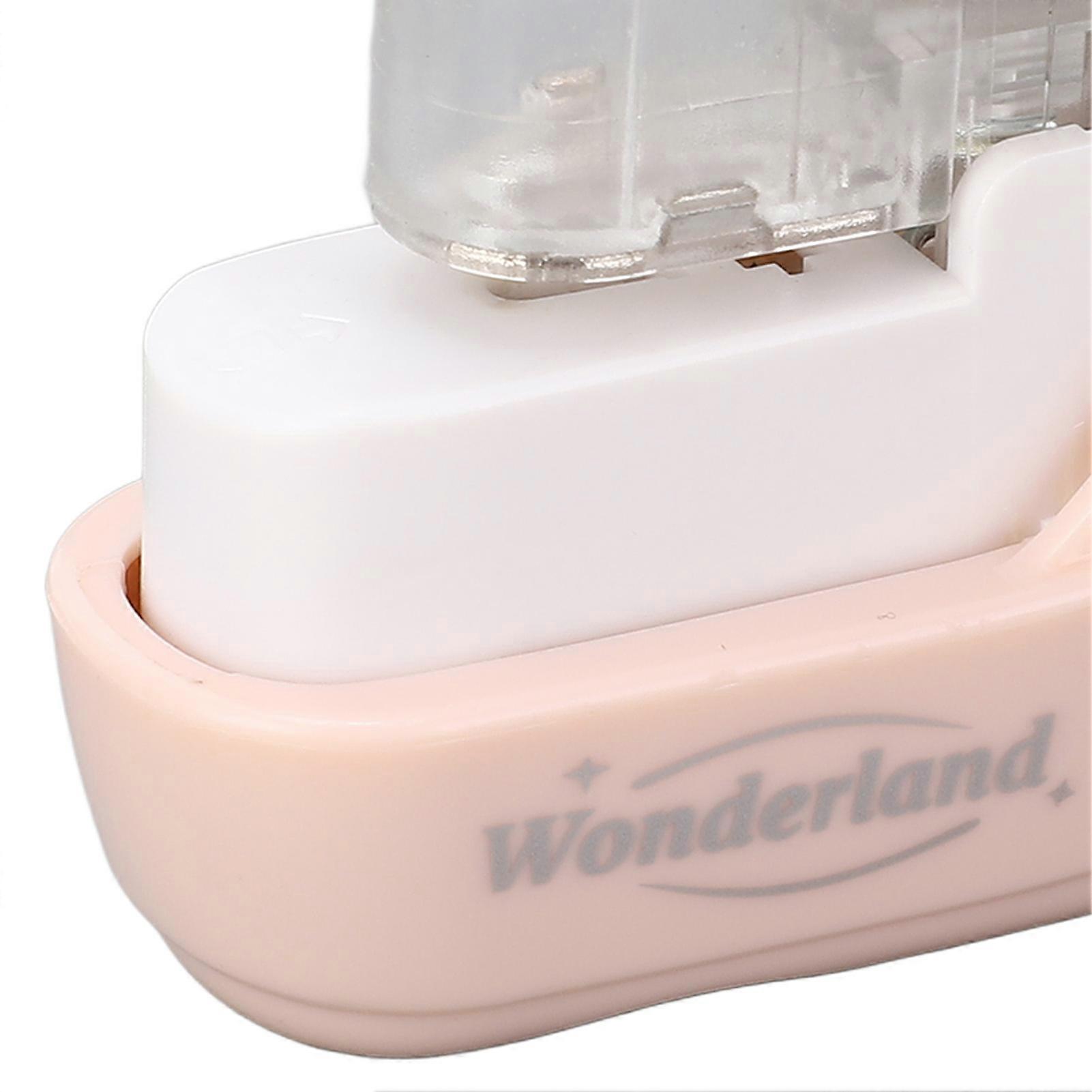 Stapleless Paper Stapler Labor Saving Portable Mini Desktop Needleless Stapler for Office