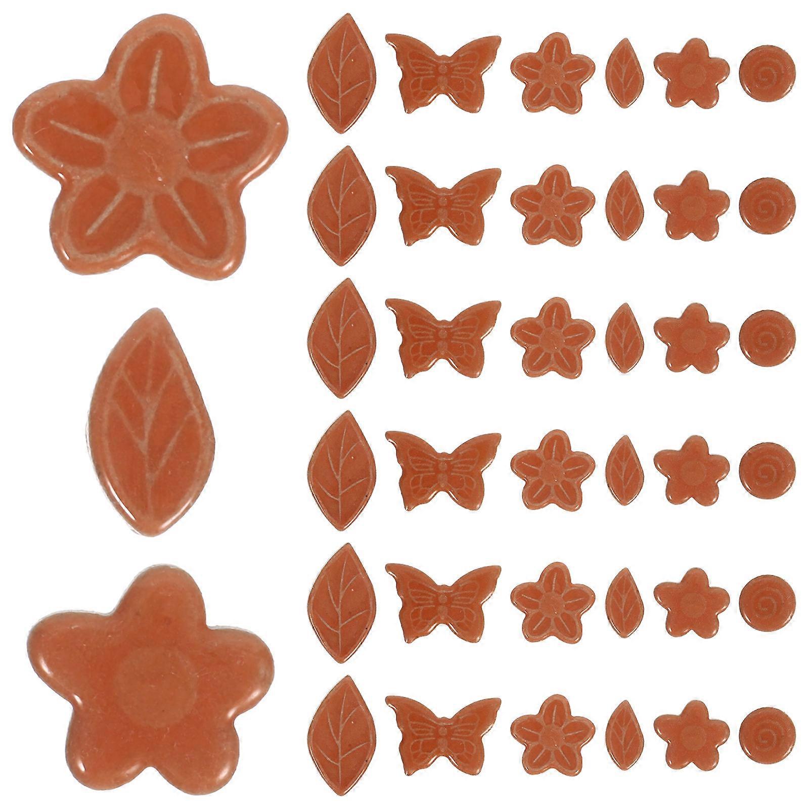 Bulk Tile Pieces Practical Ceramics Modern Style Artists 0.6X3.5CM 1 Set