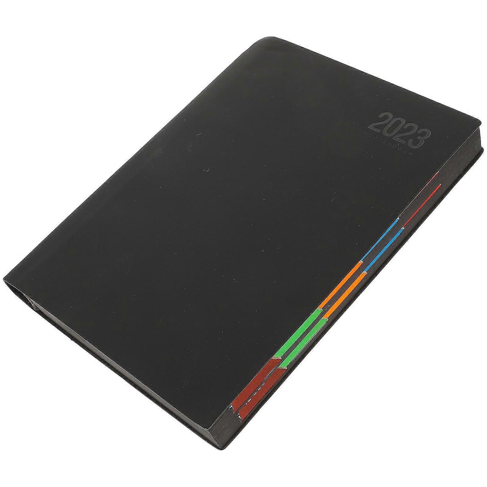 Yearly Plans Notebook To-Do List Writing For School Daily Use Black Rectangular Shape 1Pcs