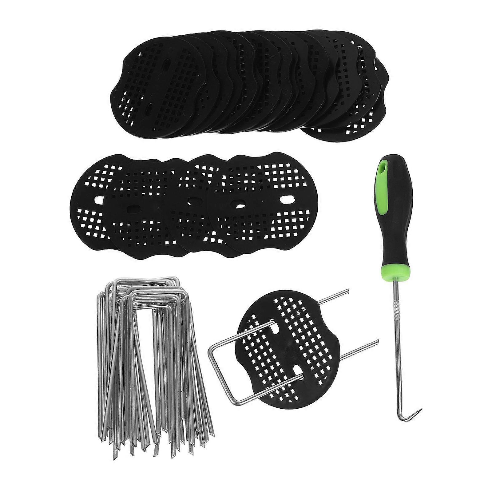 Yard Staples U Shaped Ground Stakes For Outdoor Use Securing Turf Multi 6 80X6 30X0 20Cm 41Pcs