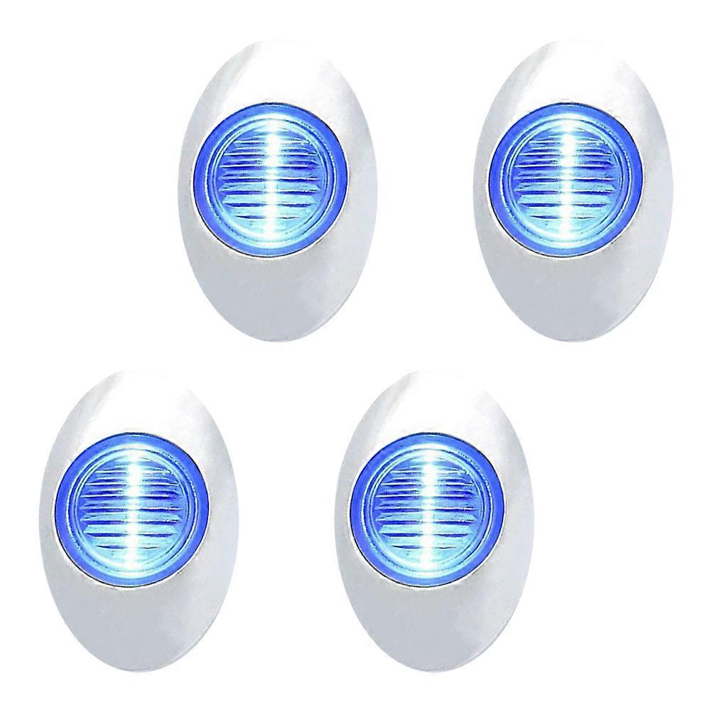 4pcs Oval LED Boat Light for Stern Deck Navigation – Durable Transom Lighting for Boats, Kayaks, RVs