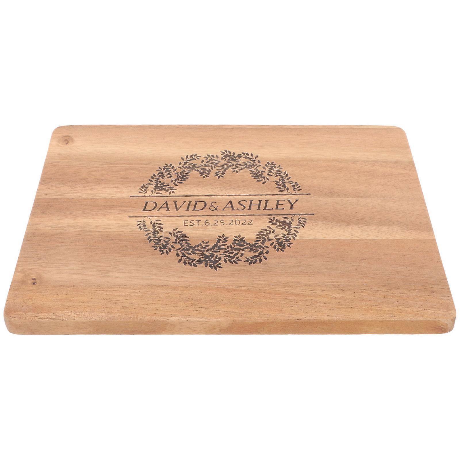 Wood Steak Plates Cutting Board Kitchen Essentials High-Class 1Pack