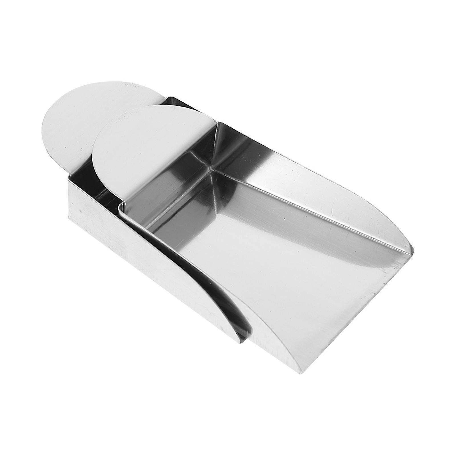 Stainless Steel Jewelry Scoop 2pcs Small DIY Accessory for Beads and Gems Durable Organizer Tool for Crafting Storage