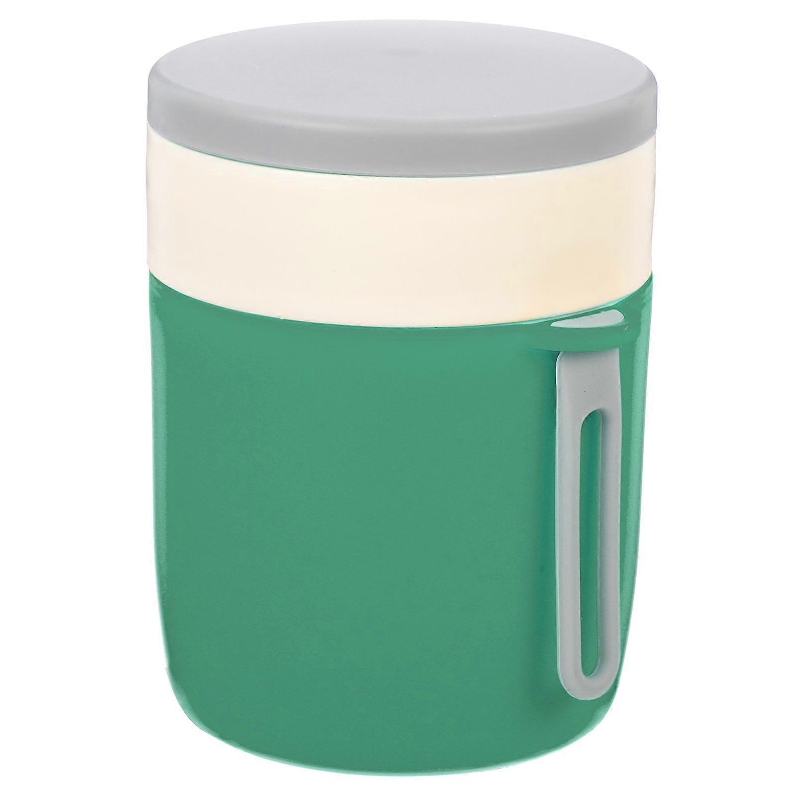 1 Set Lidded Oatmeal Cup Anti Leak Breakfast Cup Large Mouth Container Handheld Cup