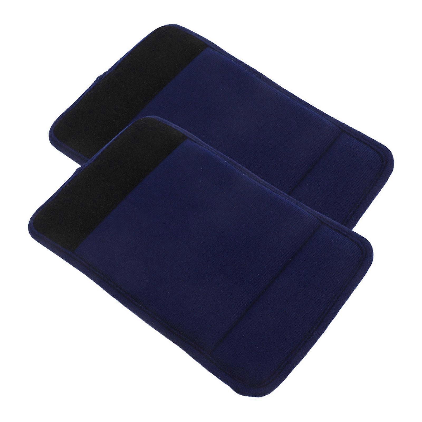 Walker Accessories Hand Grips For Walkers Comfort Stability Polyester Rubber Rectangular Design Daily Use Mobility Assistance 1Pair