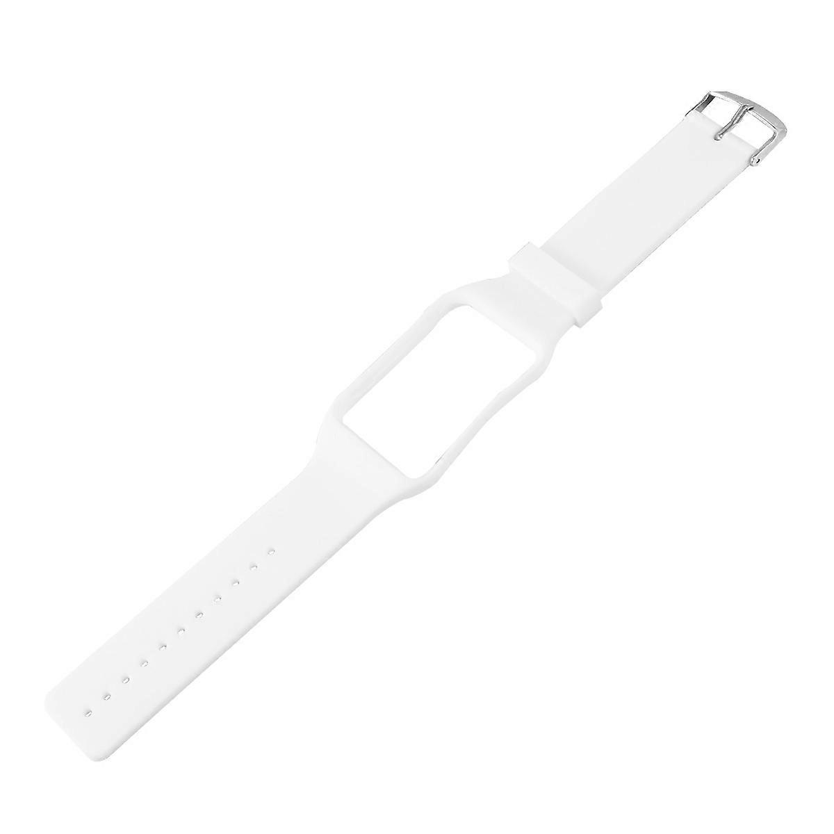 White Smart Watch Strap Made of TPE Material Compatible with Galaxy Gear S R750