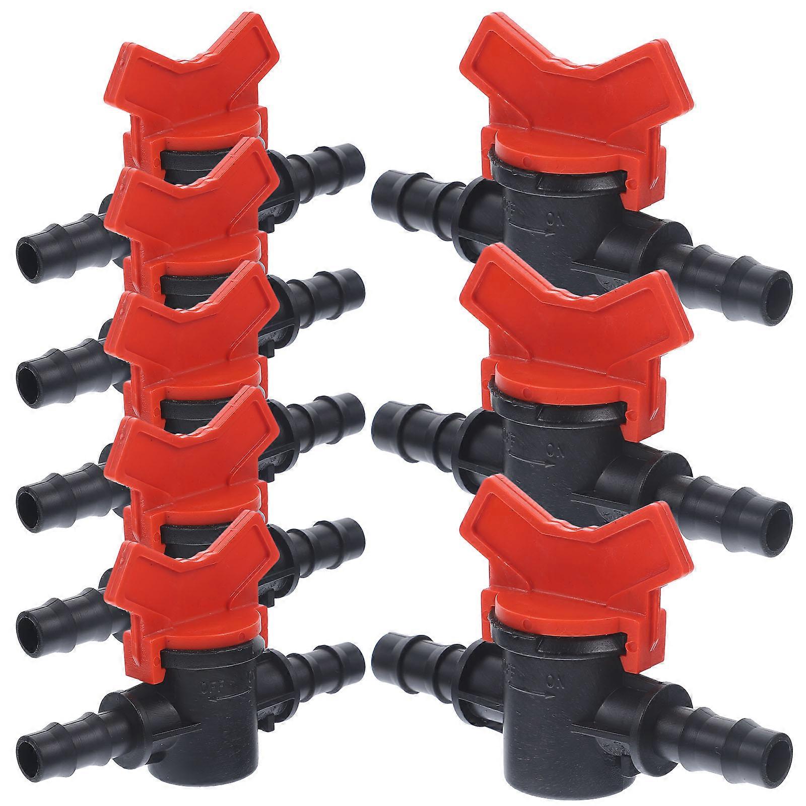 Plastic Ball Valves for Pipe Assorted Color Durable LeakFree Easy Installation 8pcs