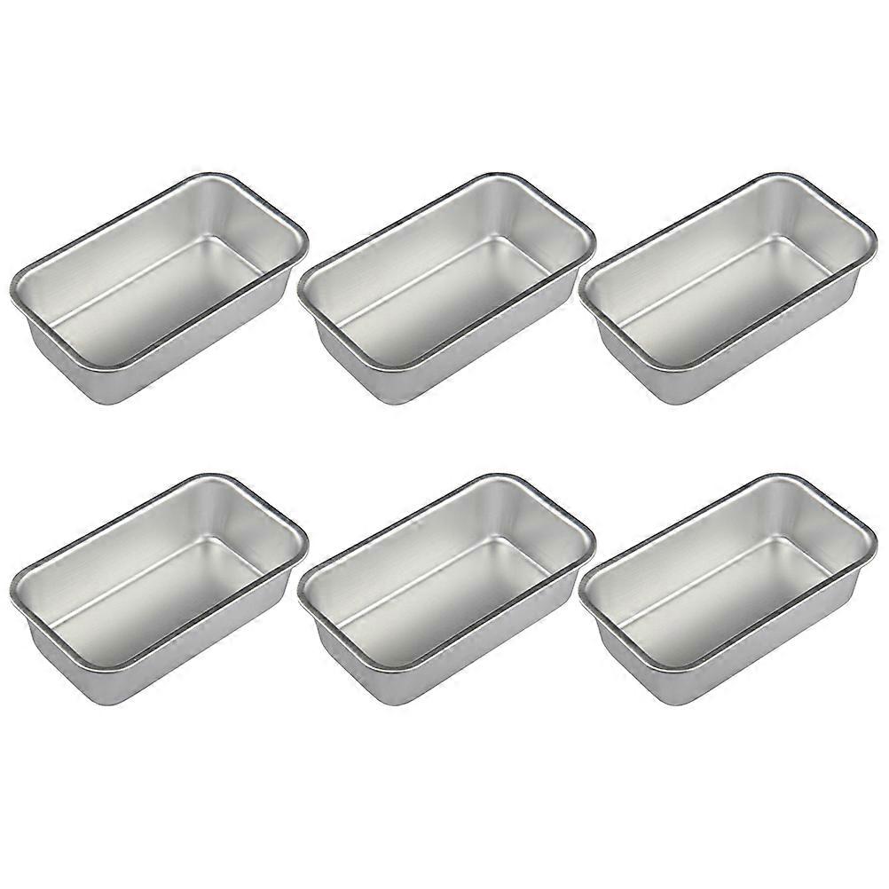 Cupcake Baking Tray Easy To Clean Bread Tray For Restaurant Cake Shop 4.7×2.8×1.5in 7Pcs