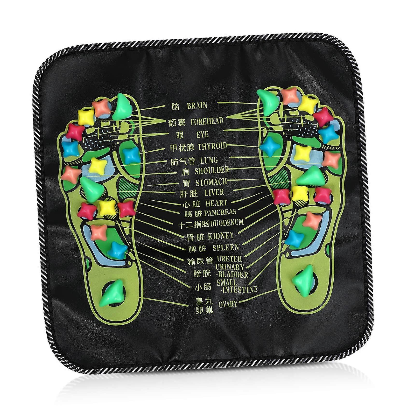 Foot Sole Massager Mat With Akupoint Design For Relaxing Massage And Reflexology Stimulation Durable And Easy To Use