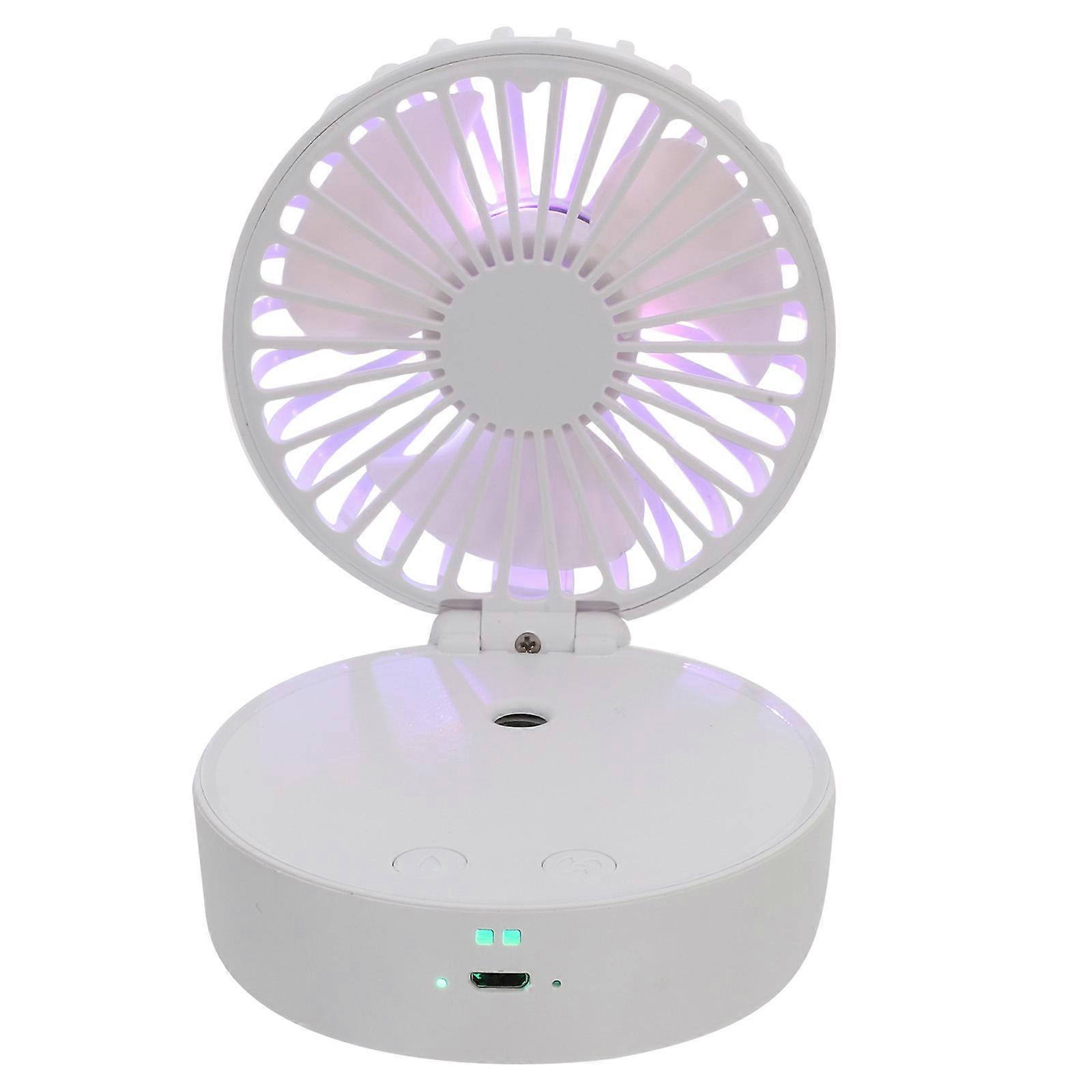 מאוורר יד קירור USB מיני מאוורר ריסוס מצוין לקריאה והמתנה בתור 9X9X4.5 ס"מ מכשיר אדים חבילה אחת